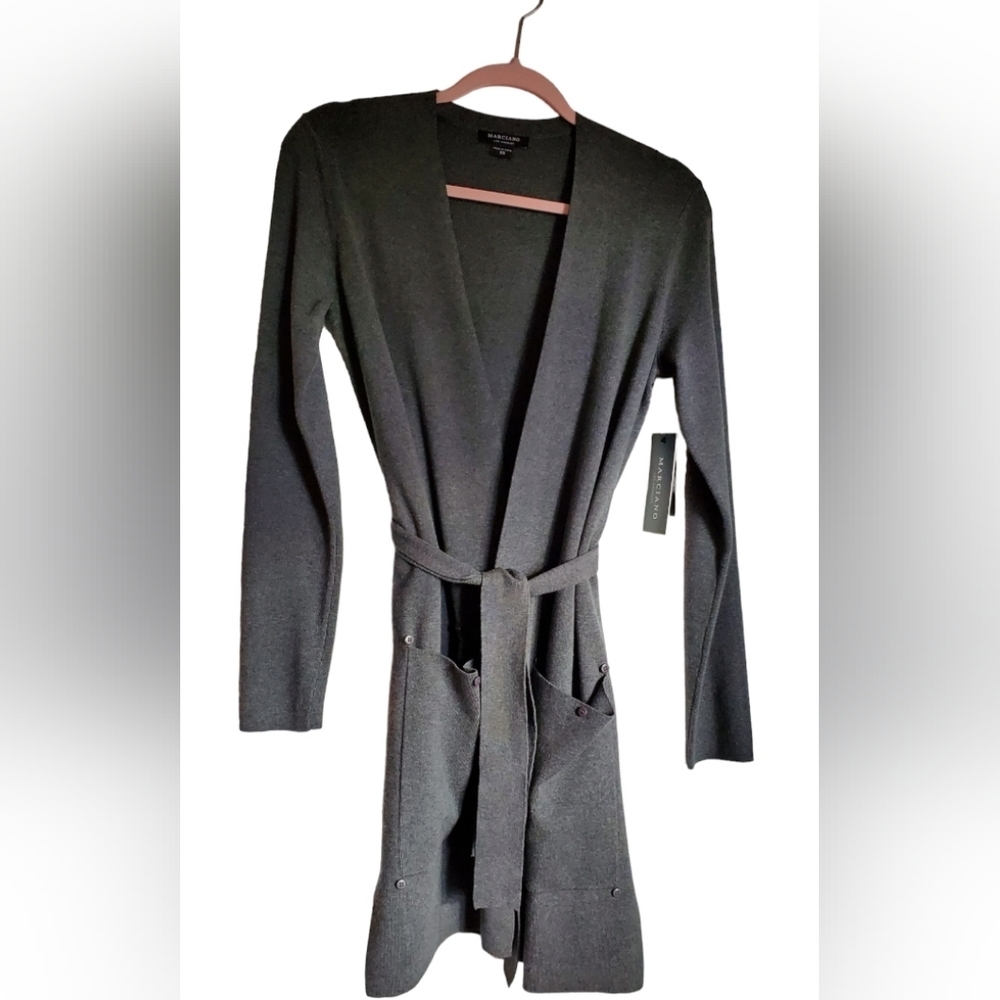 Marciano Guess cardigan with fur pockets - Picture 4 of 7